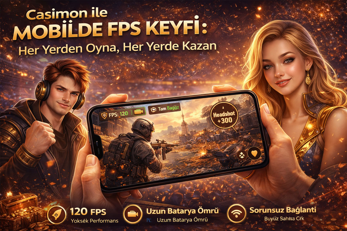 Casimon ile Mobilde FPS Keyfi: Her Yerden Oyna, Her Yerde Kazan - Casimon Blog